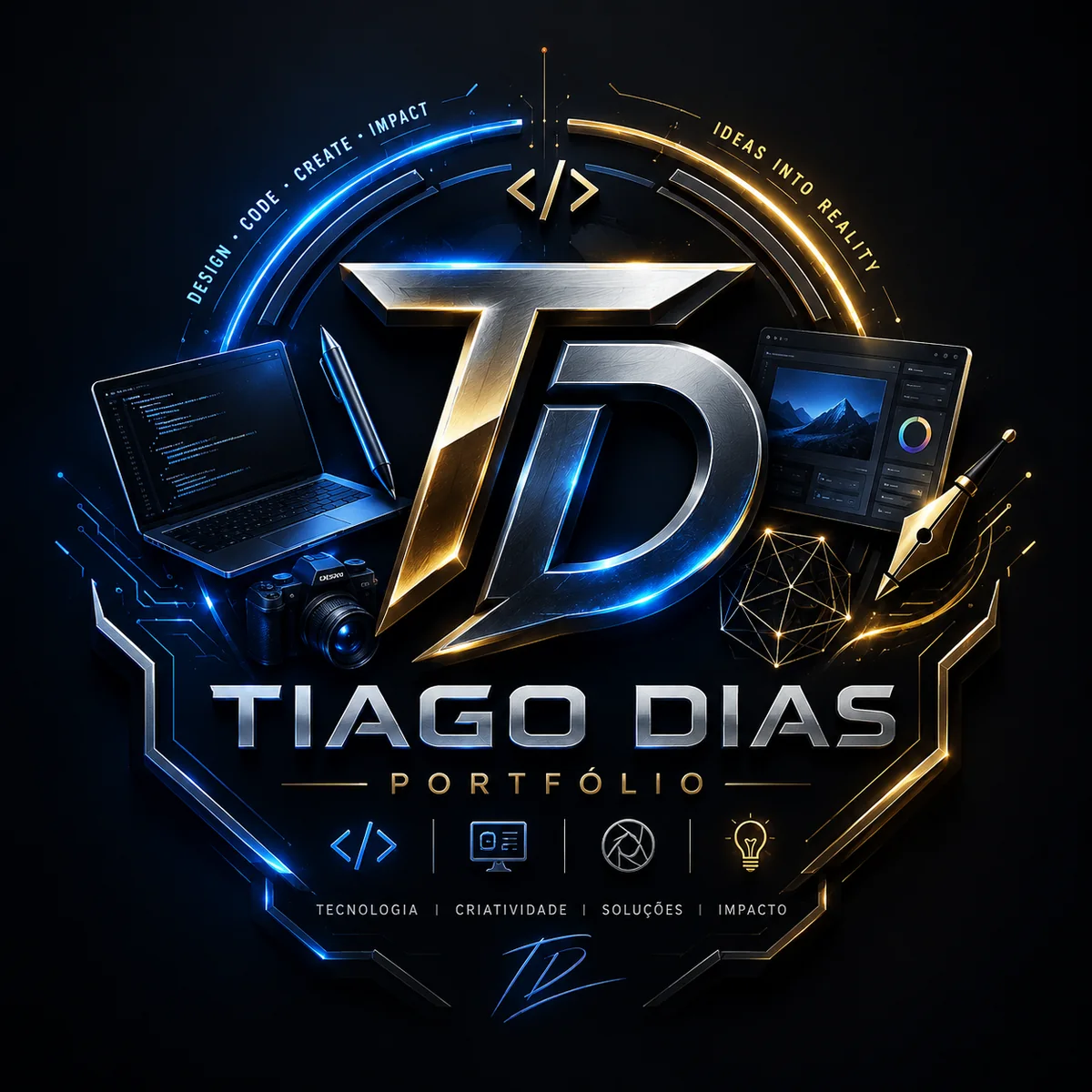 Identidade visual Tiago Dias